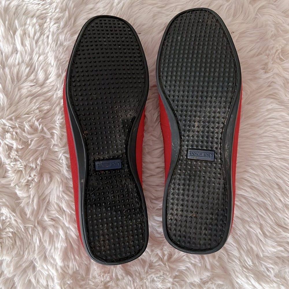 Lands’ End Women’s Red Suede Flats; Size 8.5; EUC - Picture 9 of 9